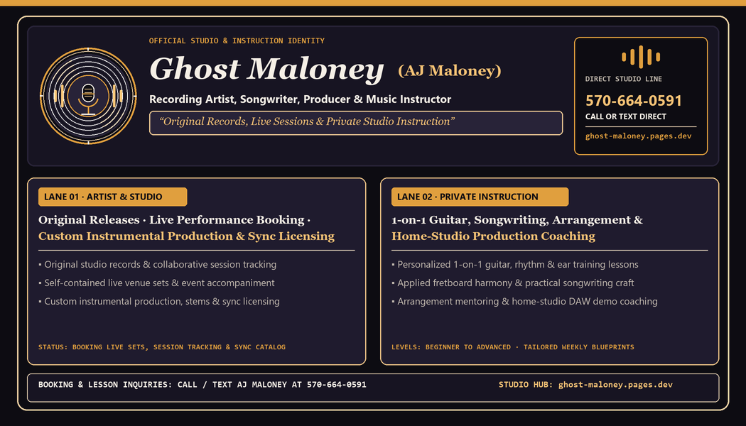 Ghost Maloney Music Front 300 DPI